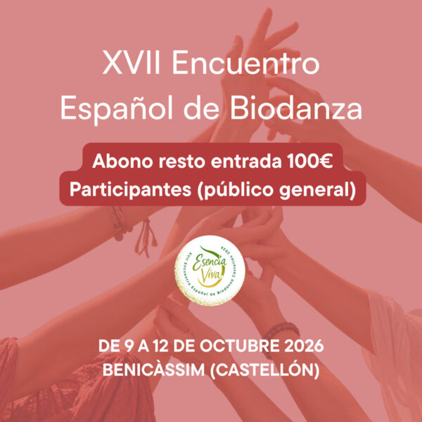 Abono resto entrada, Participantes (público general), Encuentro 2026