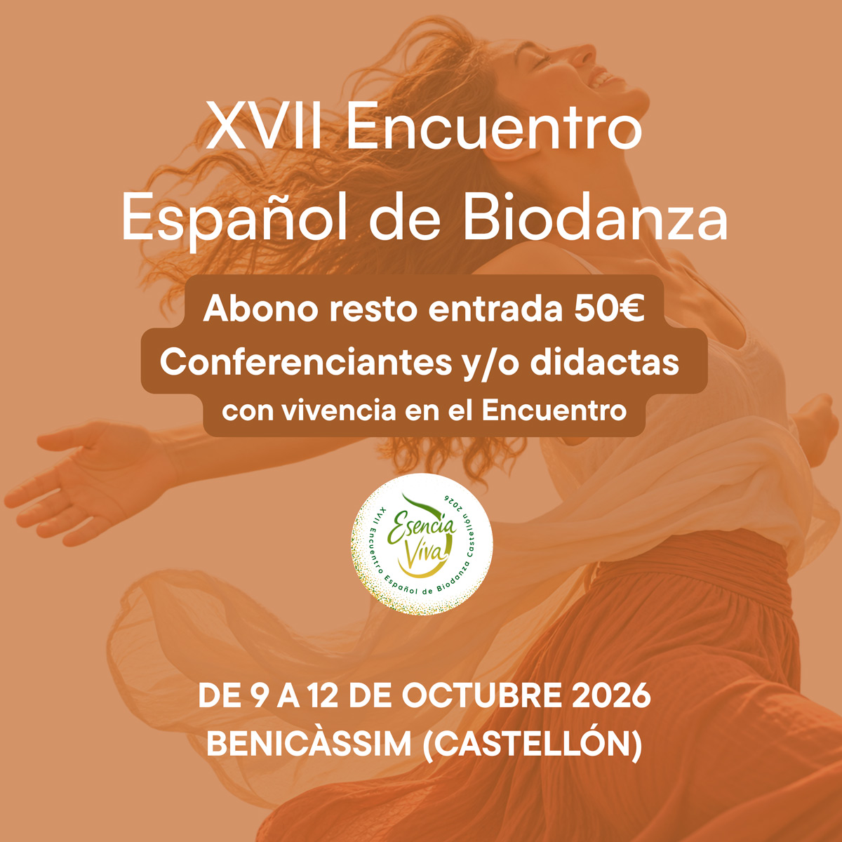 Abono resto entrada, Conferenciantes y/o didactas, Encuentro 2026